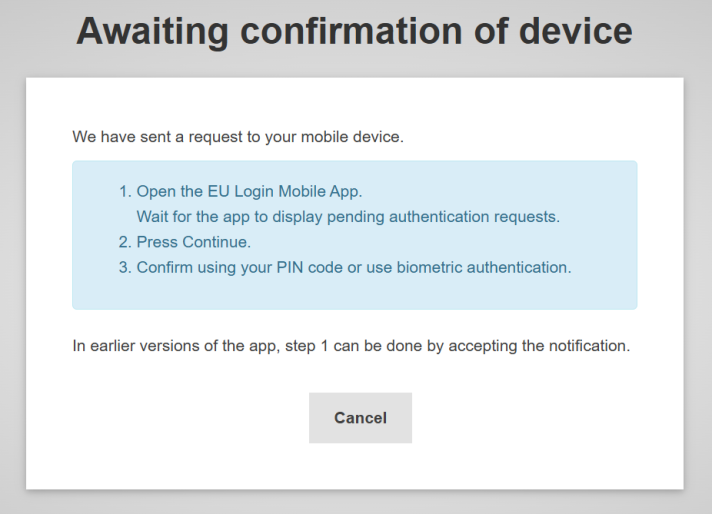 Awaiting Confirmation