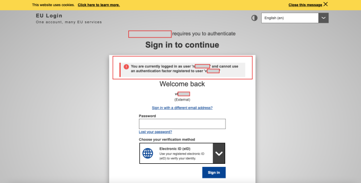 Reconciliation error