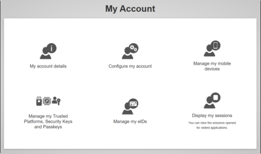 Go to my Account