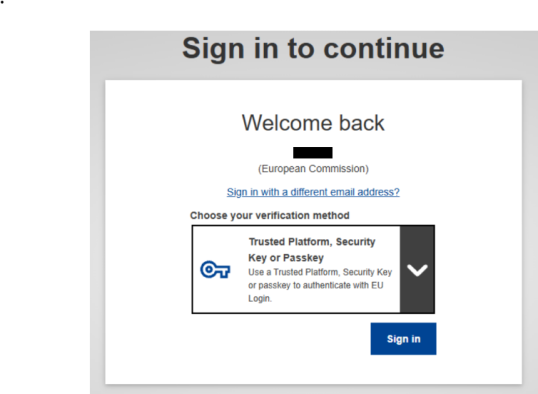 Sign in