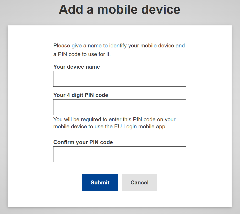 EU Login Mobile app installation - EU Login Portal - European Union