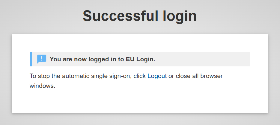 Sign in with the EU Login Mobile App QR code - EU Login Portal