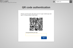 Mobile app QR code