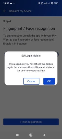 Skip Fingerprint