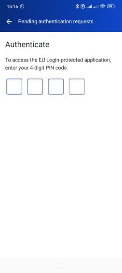 Use PIN