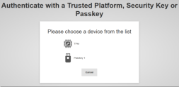 Choose device